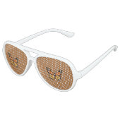 Kleuren van de Monarch Vlinder Aviator Zonnebril (Gekanteld)