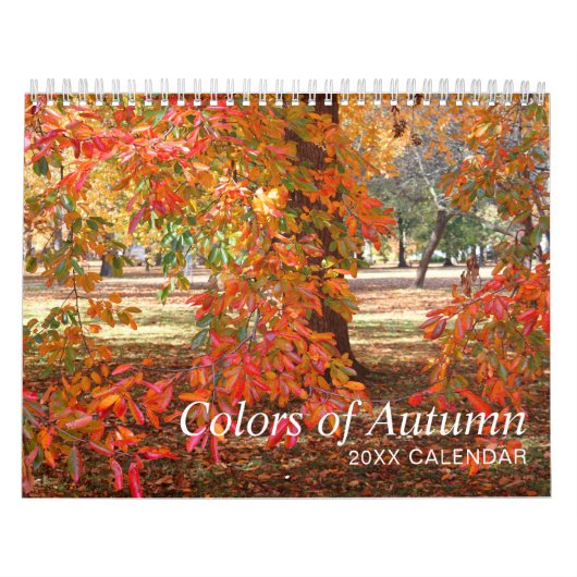 Kleuren van de Najaarkalender Kalender (Hoes)