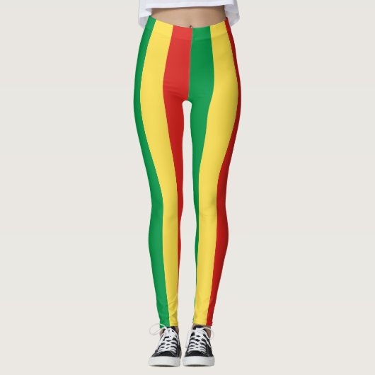 Kleuren van de nationale vlag van de Republiek Con Leggings (Voorkant)