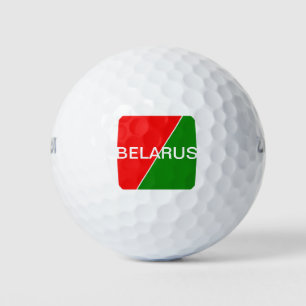 Kleuren van de nationale vlag van Wit-Rusland Golfballen