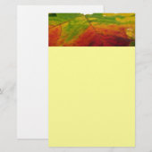 Kleuren van de Natuur "Maple Leaf Autumn" Fotograf Briefpapier (Voorkant / Achterkant)