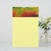 Kleuren van de Natuur "Maple Leaf Autumn" Fotograf Briefpapier (Staand voorkant)