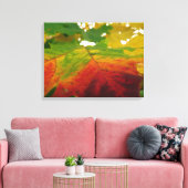 Kleuren van de Natuur "Maple Leaf Autumn" Fotograf Canvas Afdruk (Insitu (Woonkamer))