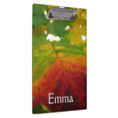 Kleuren van de Natuur "Maple Leaf Autumn" Fotograf Klembord (Rechts)