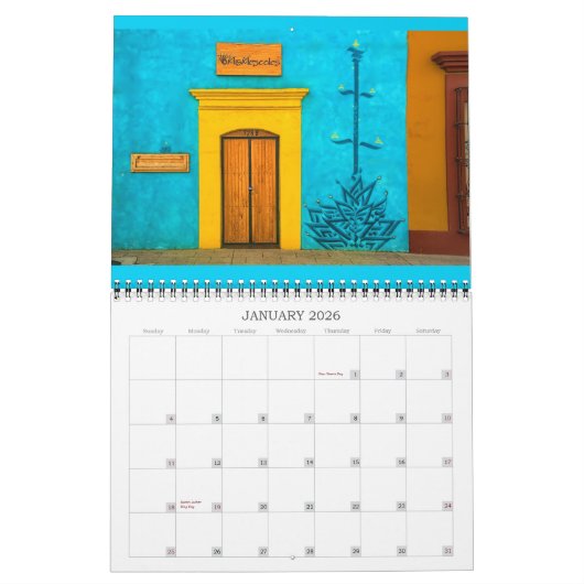Kleuren van de Oaxaca-kalender Kalender (Jan 2026)