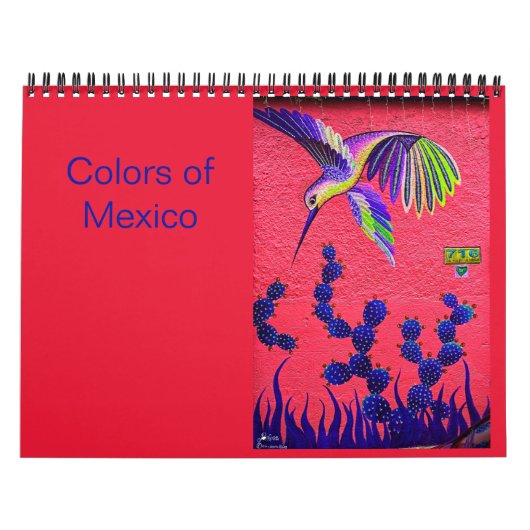 Kleuren van de Oaxaca-kalender Kalender (Hoes)