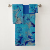 Kleuren van de oceaan bad handdoek (Insitu)
