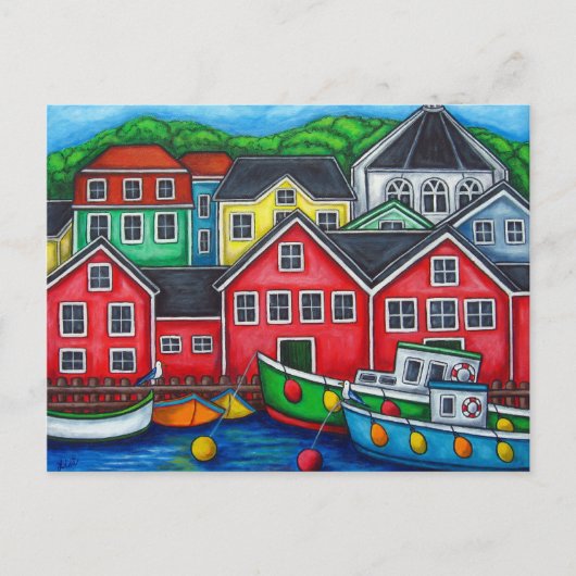 Kleuren van de Post-kaart van Lunenburg Briefkaart (Voorkant)