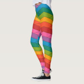 Kleuren van de Rainbow Stripped Leggings (Links)
