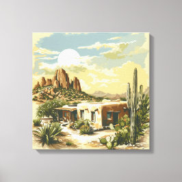 Kleuren van de Ranch Canvas Art