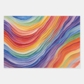 Kleuren van de regenboog inpakpapier vel (Voorkant 2)