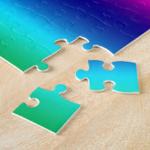 Kleuren van de regenboog legpuzzel (Zijkant)