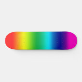 Kleuren van de regenboog persoonlijk skateboard (Horizontaal)