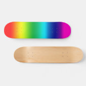 Kleuren van de regenboog persoonlijk skateboard (Horizontaal)