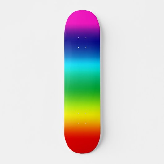 Kleuren van de regenboog persoonlijk skateboard (Voorkant)