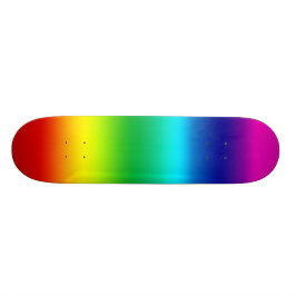 Kleuren van de regenboog persoonlijk skateboard
