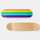 Kleuren van de regenboog skateboard (Horizontaal)