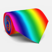 Kleuren van de regenboog stropdas (Opgerold)