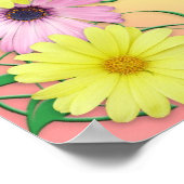 Kleuren van de regenboog van de Desiderata-prose Poster (Hoek)