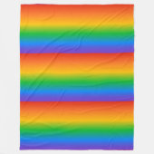 Kleuren van de regenbooggradiënt fleece deken (Voorkant)