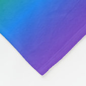 Kleuren van de regenbooggradiënt fleece deken (Hoek)