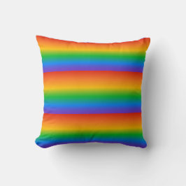 Kleuren van de regenbooggradiënt kussen