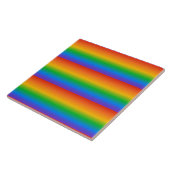 Kleuren van de regenbooggradiënt tegeltje (Zijkant)
