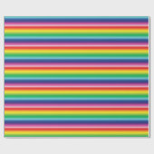 kleuren van de regenboogvlag lgbt bindkleurig patr cadeaupapier (Vlak)