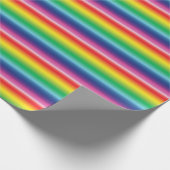 kleuren van de regenboogvlag lgbt bindkleurig patr cadeaupapier (Hoek)