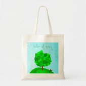 Kleuren van de veer, van de zak tote bag (Voorkant)