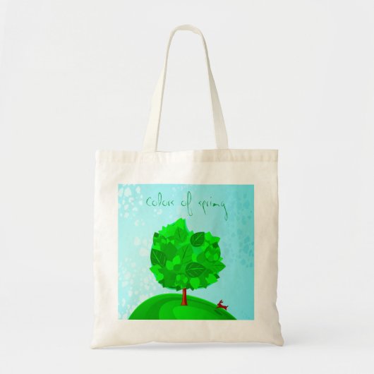 Kleuren van de veer, van de zak tote bag (Voorkant)