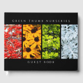 Kleuren van de veranderende seizoenen Quadriptych Gastenboek (Voorkant)