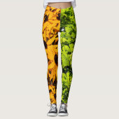 Kleuren van de veranderende seizoenen Quadriptych Leggings (Voorkant)