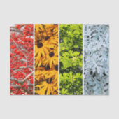 Kleuren van de veranderende seizoenen Quadriptych Tissuepapier (Voorkant)