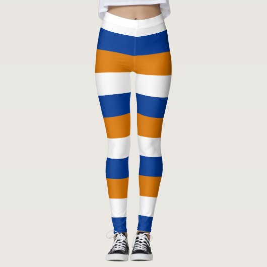 Kleuren van de vlag van de Marshalleilanden: horiz Leggings (Voorkant)