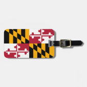 Kleuren van de vlag van Maryland Accent Bagagelabel (Voorkant horizontaal)