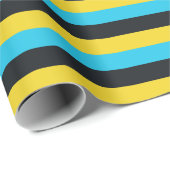 Kleuren van de vlag van Nassau Cadeaupapier (Rol Hoek)