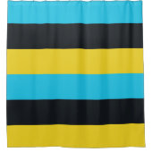 Kleuren van de vlag van Nassau Douchegordijn (Voorkant)