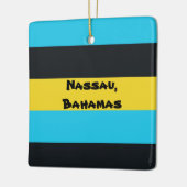 Kleuren van de vlag van Nassau Keramisch Ornament (Links)