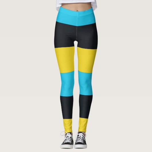 Kleuren van de vlag van Nassau Leggings (Voorkant)