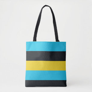 Kleuren van de vlag van Nassau Tote Bag
