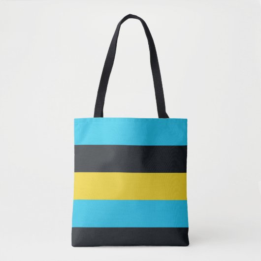Kleuren van de vlag van Nassau Tote Bag (Voorkant)