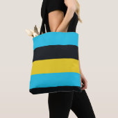 Kleuren van de vlag van Nassau Tote Bag (Dichtbij)