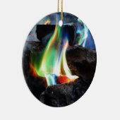 Kleuren van de vlam keramisch ornament (Rechts)