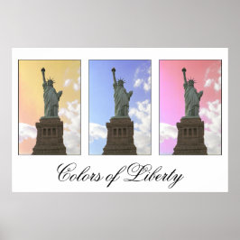 Kleuren van de vrijheid/Vrijheidsbeeld Poster