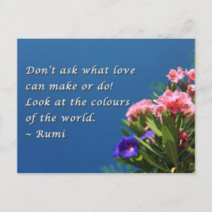 Kleuren van de wereld briefkaart