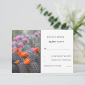 Kleuren van de woestijn RSVP Kaartje (Staand voorkant)