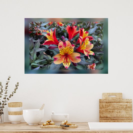 Kleuren van de zomer poster (Keuken)