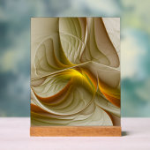 Kleuren van edele metalen, Abstracte fractale kuns Acryl Bord (Neutraal)