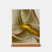 Kleuren van edele metalen, Abstracte fractale kuns Acryl Bord (Voorkant)